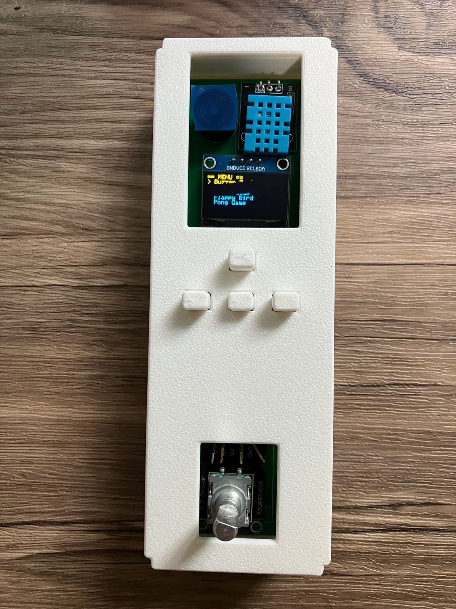 Finished Micro-GameBoy handheld device