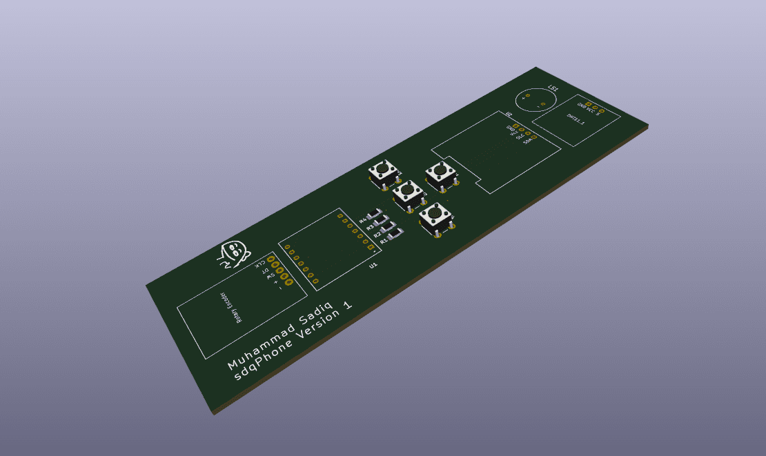 Micro-GameBoy custom PCB handheld